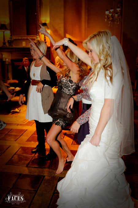 Bride dancing at reception