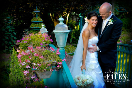 Bride and groom wedding details