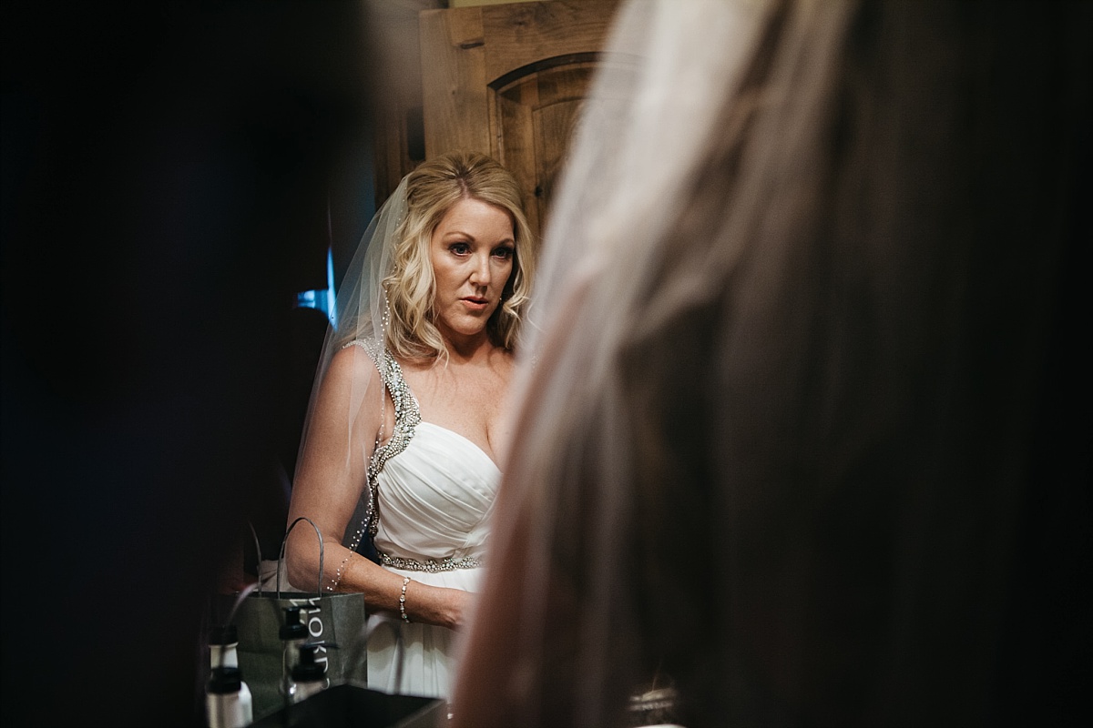 Park City Bride getting ready