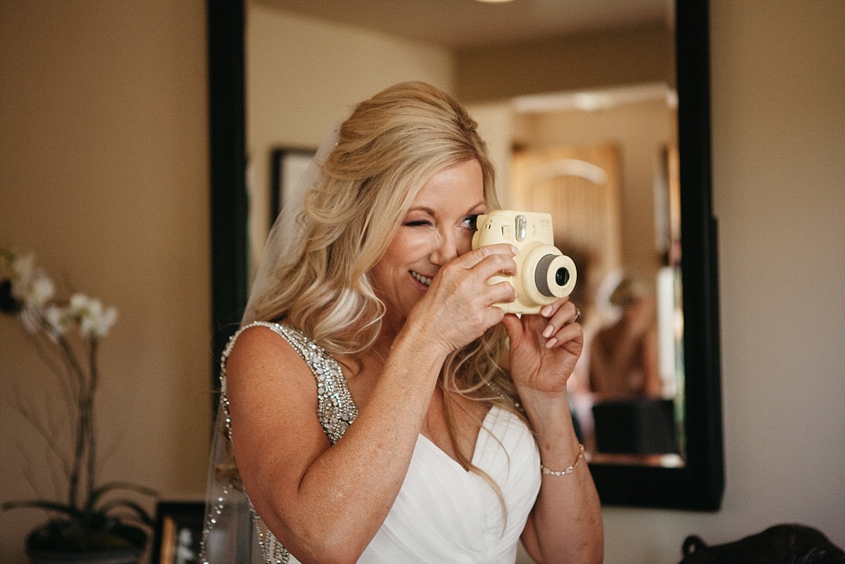 Park City Bride getting ready