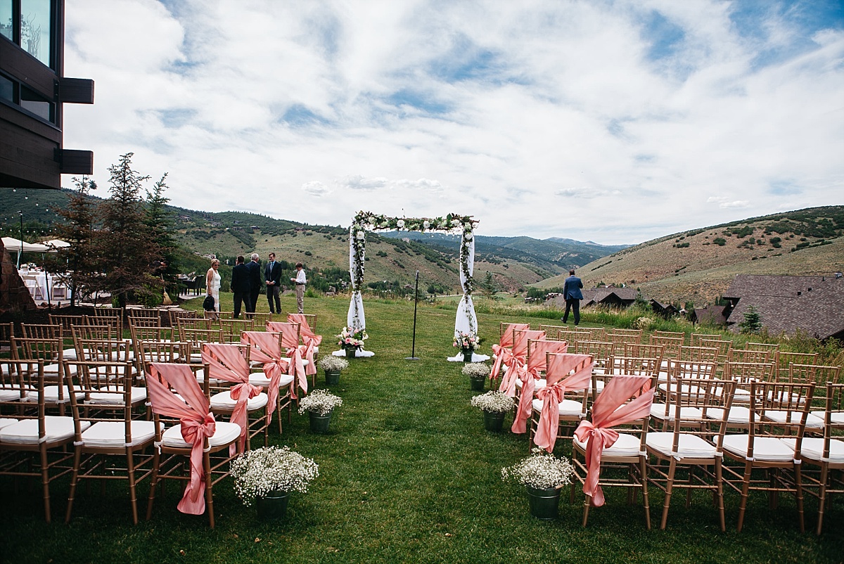 Jeremy ranch wedding ceremony