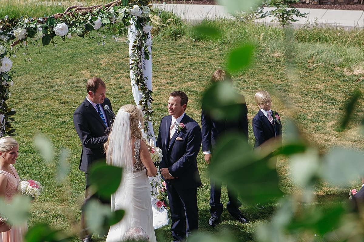 Jeremy Ranch Wedding ceremony