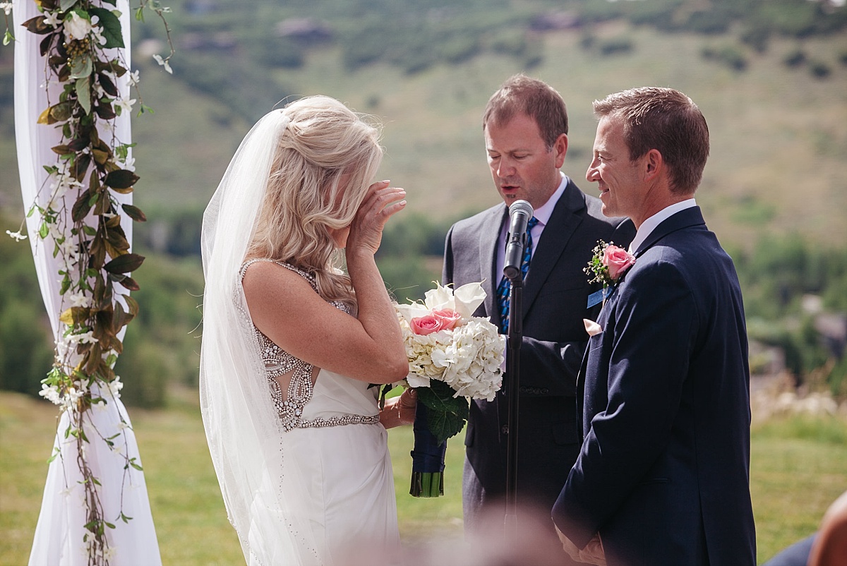 Jeremy Ranch Wedding ceremony