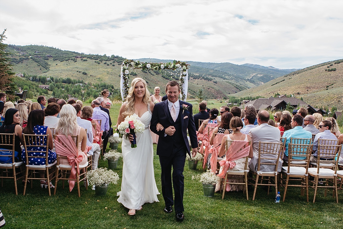 Jeremy Ranch Wedding ceremony