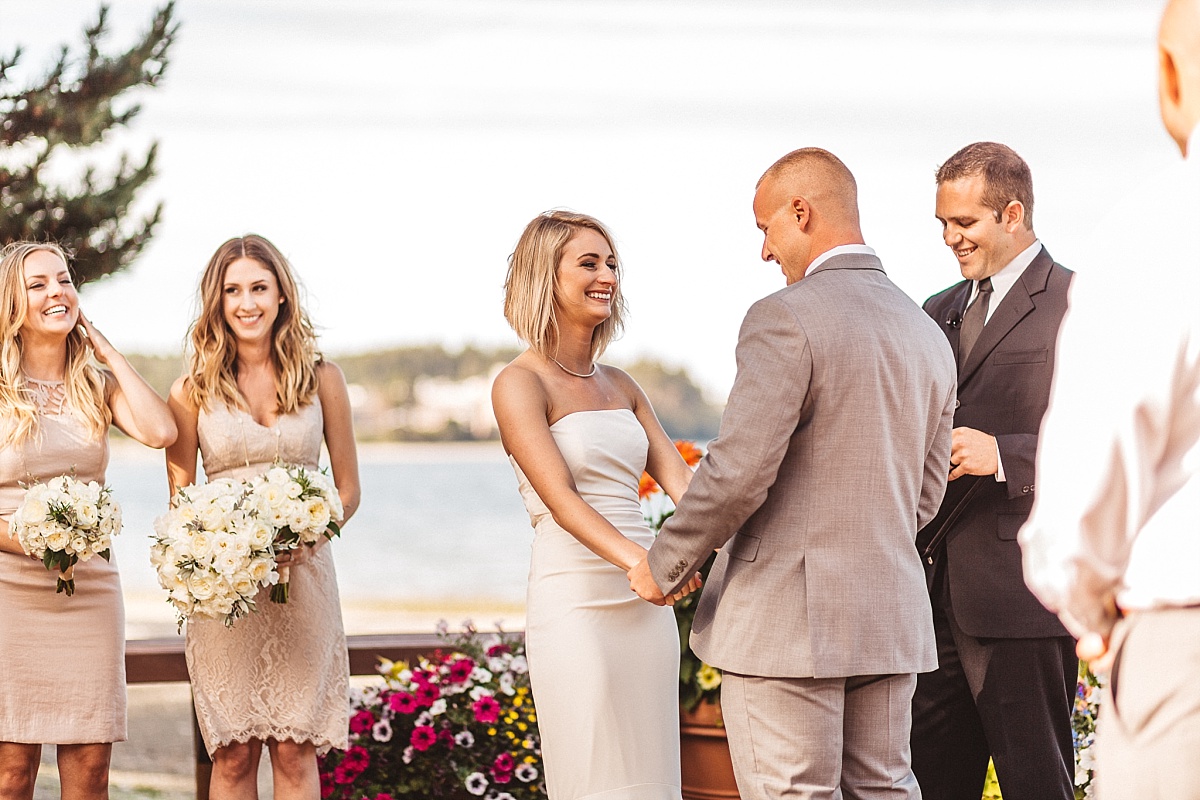 Wedding Ceremony at Kiana Lodge