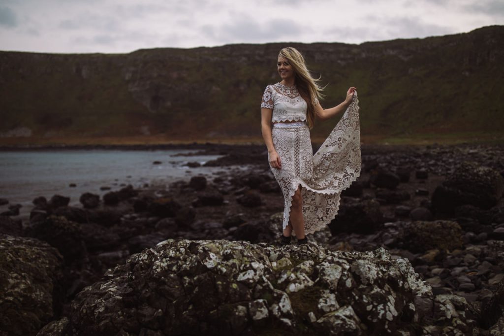 Giant's Causeway Bridal Portraits