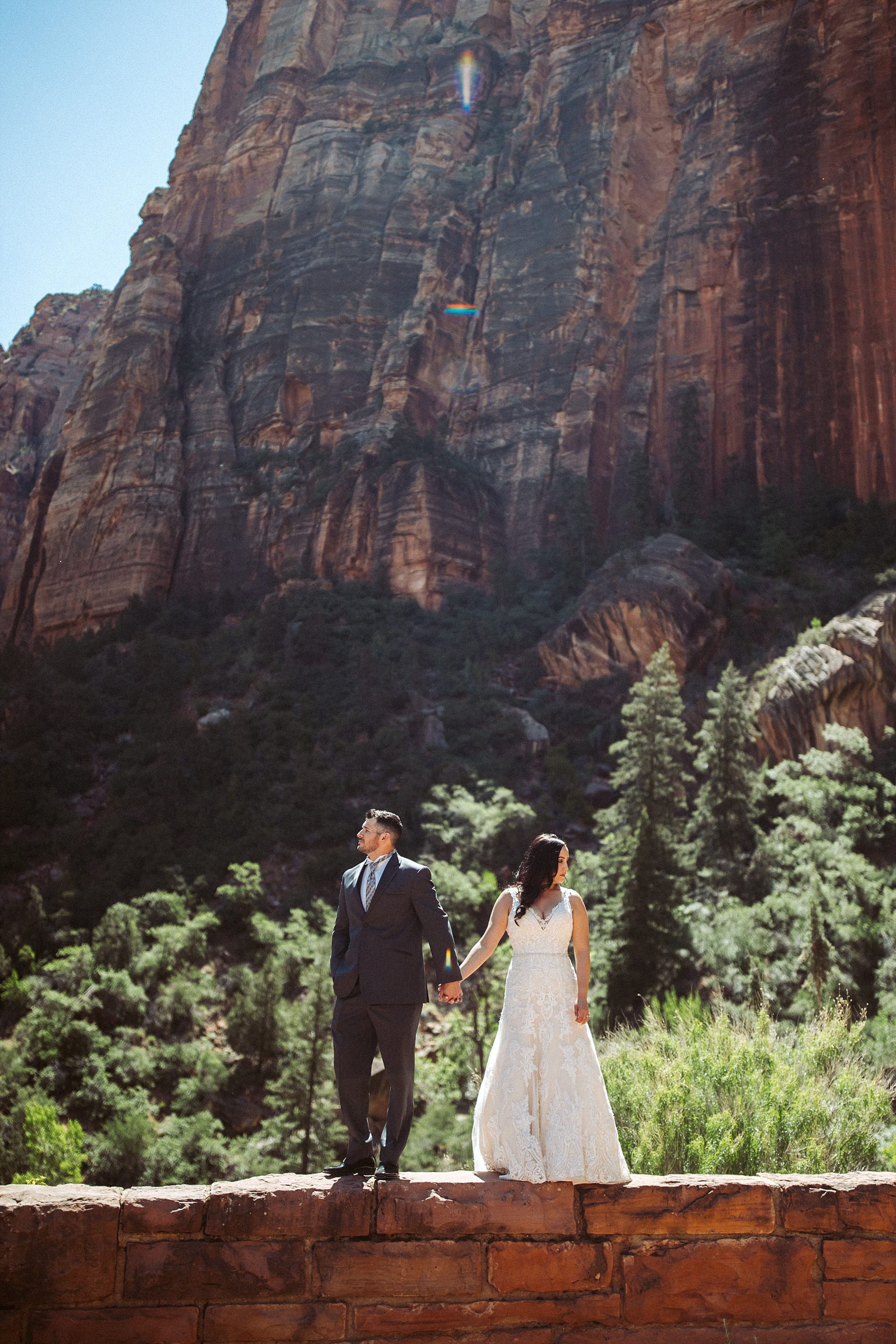 Couple Portraits in Zion National Park