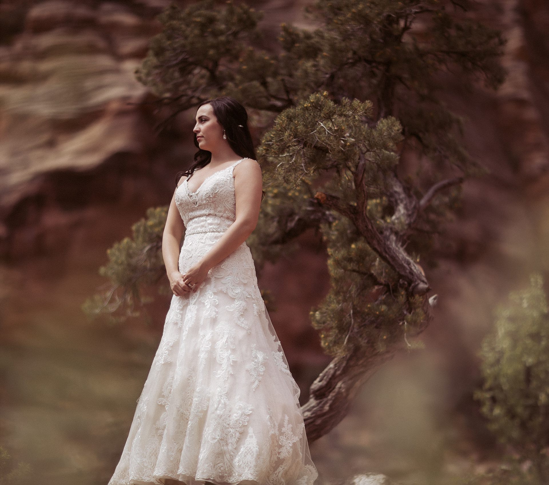 Couple Portraits in Zion National Park