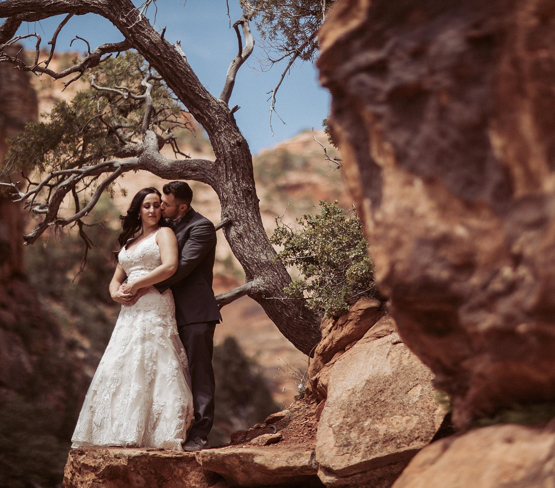 Couple Portraits in Zion National Park