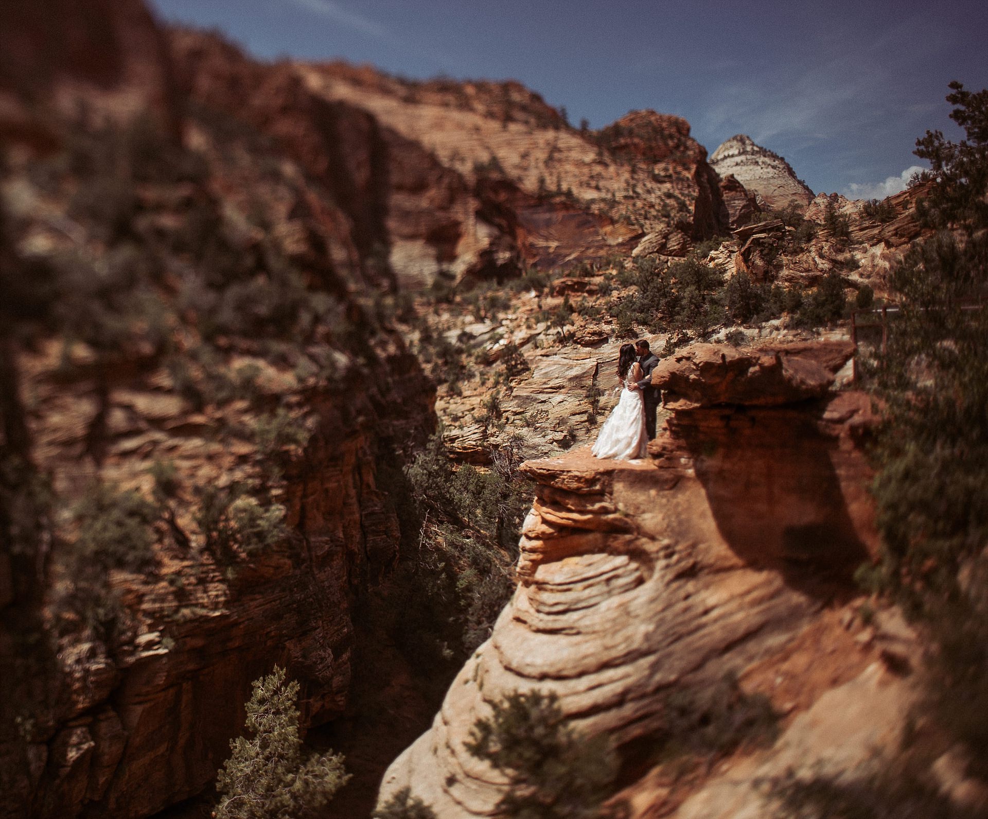 Couple Portraits in Zion National Park