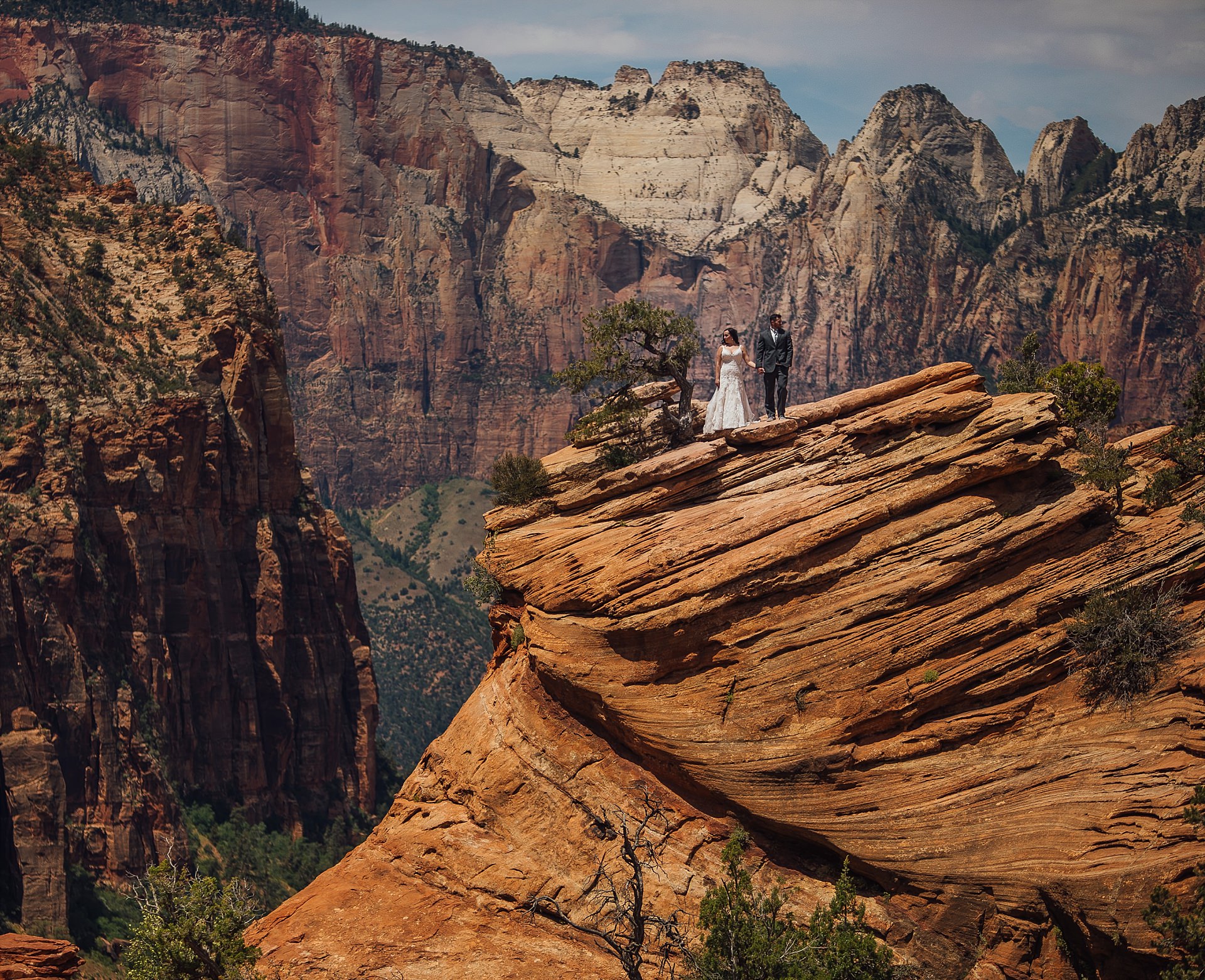 Couple Portraits in Zion National Park