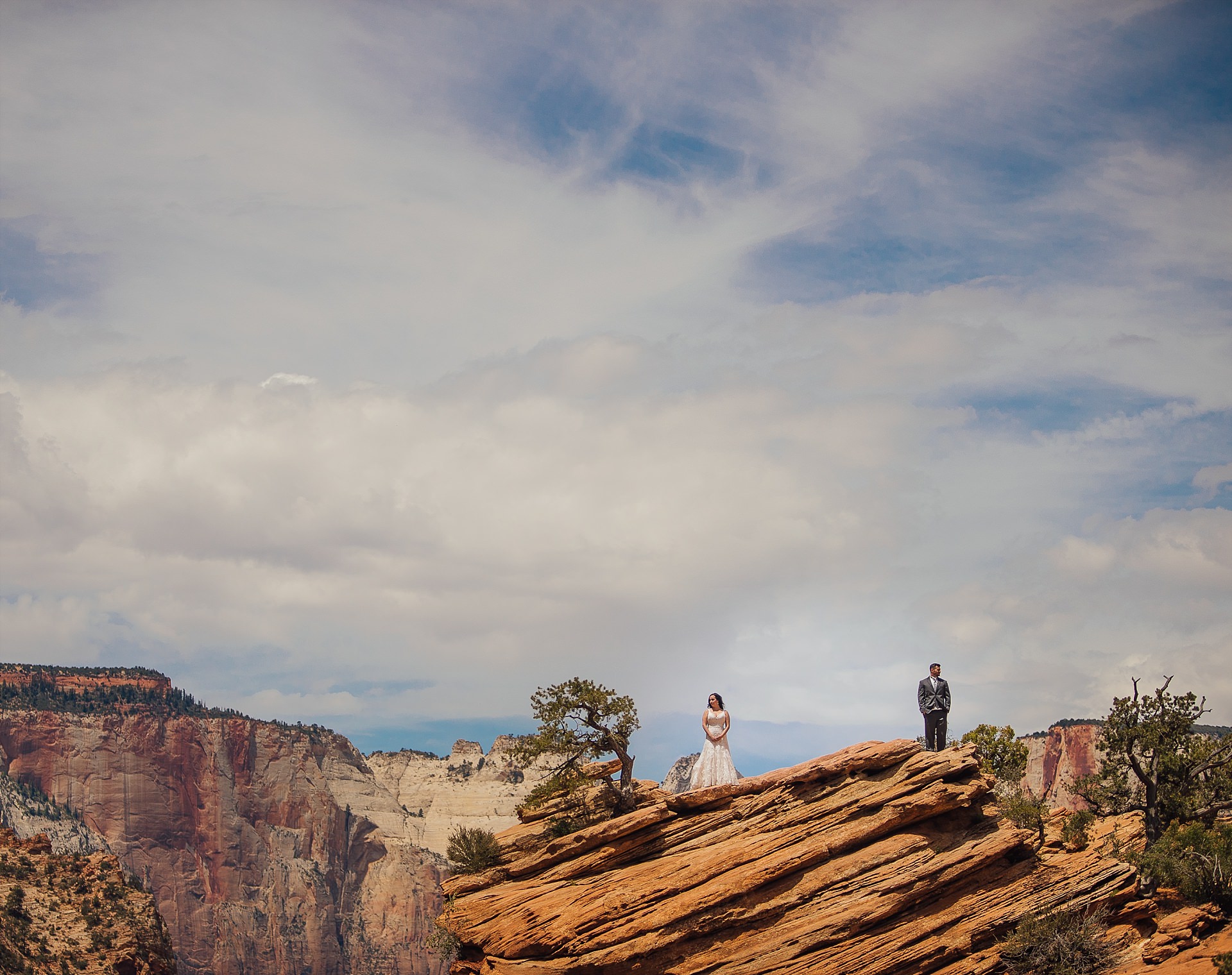 Couple Portraits in Zion National Park