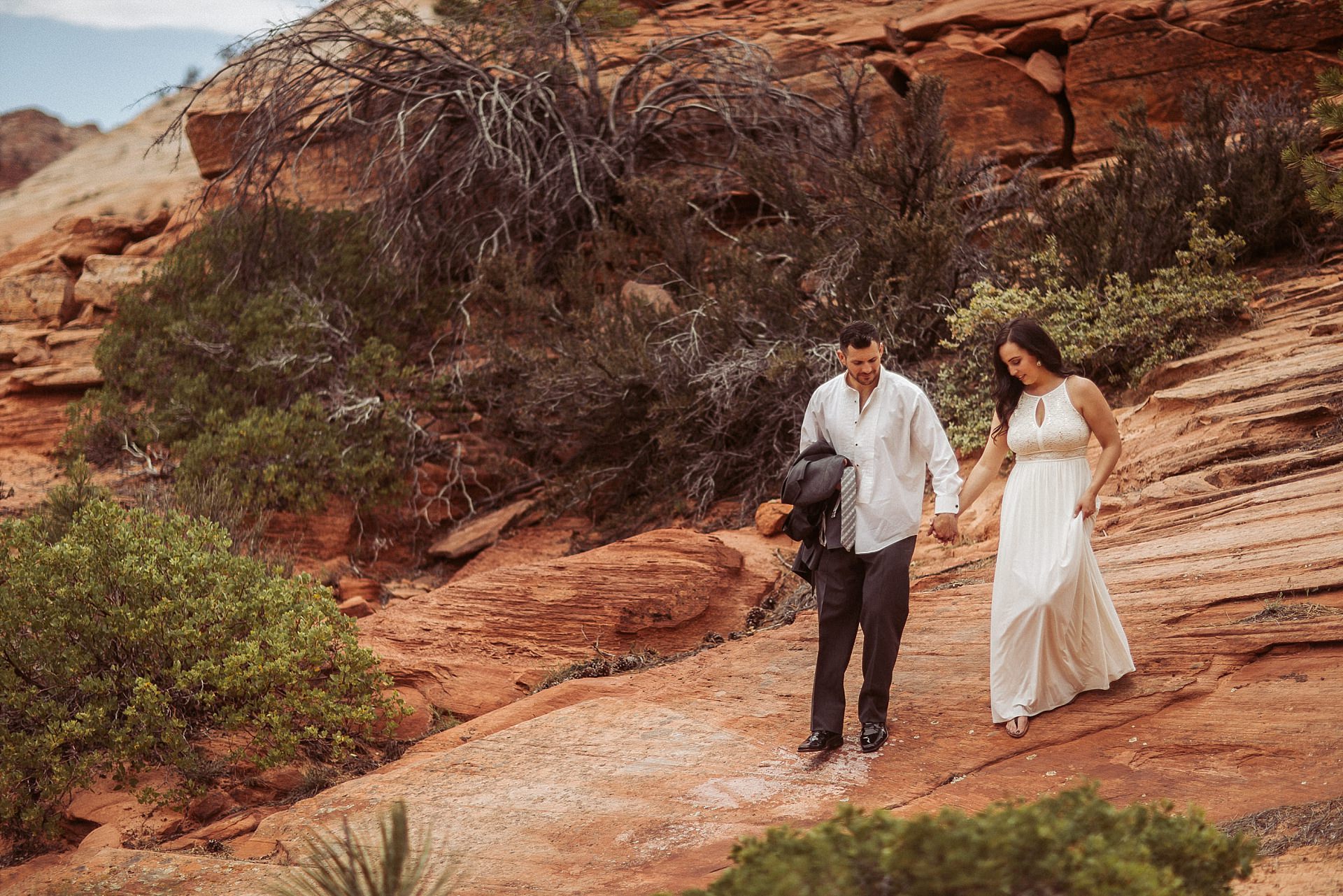 Couple Portraits in Zion National Park