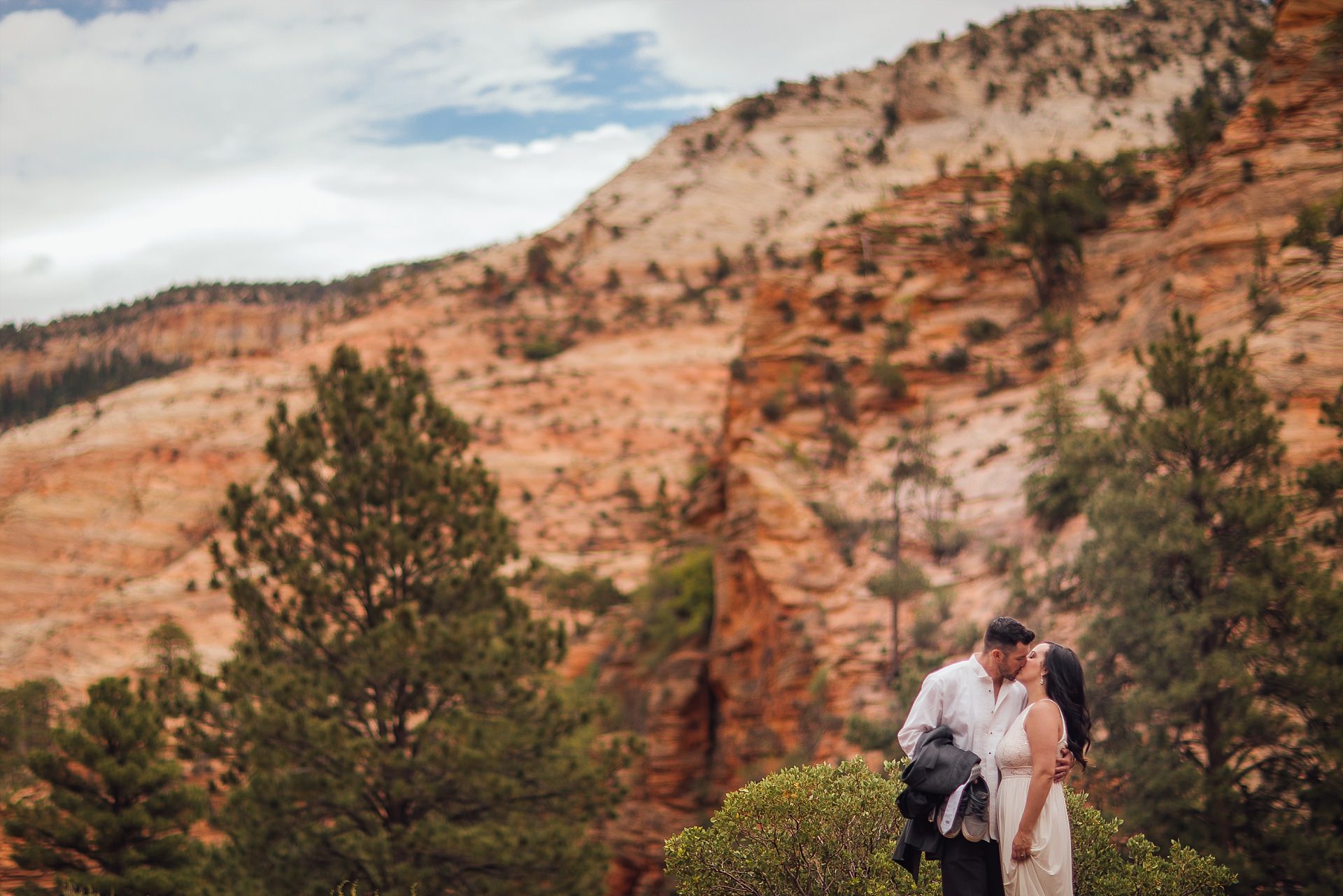 Couple Portraits in Zion National Park