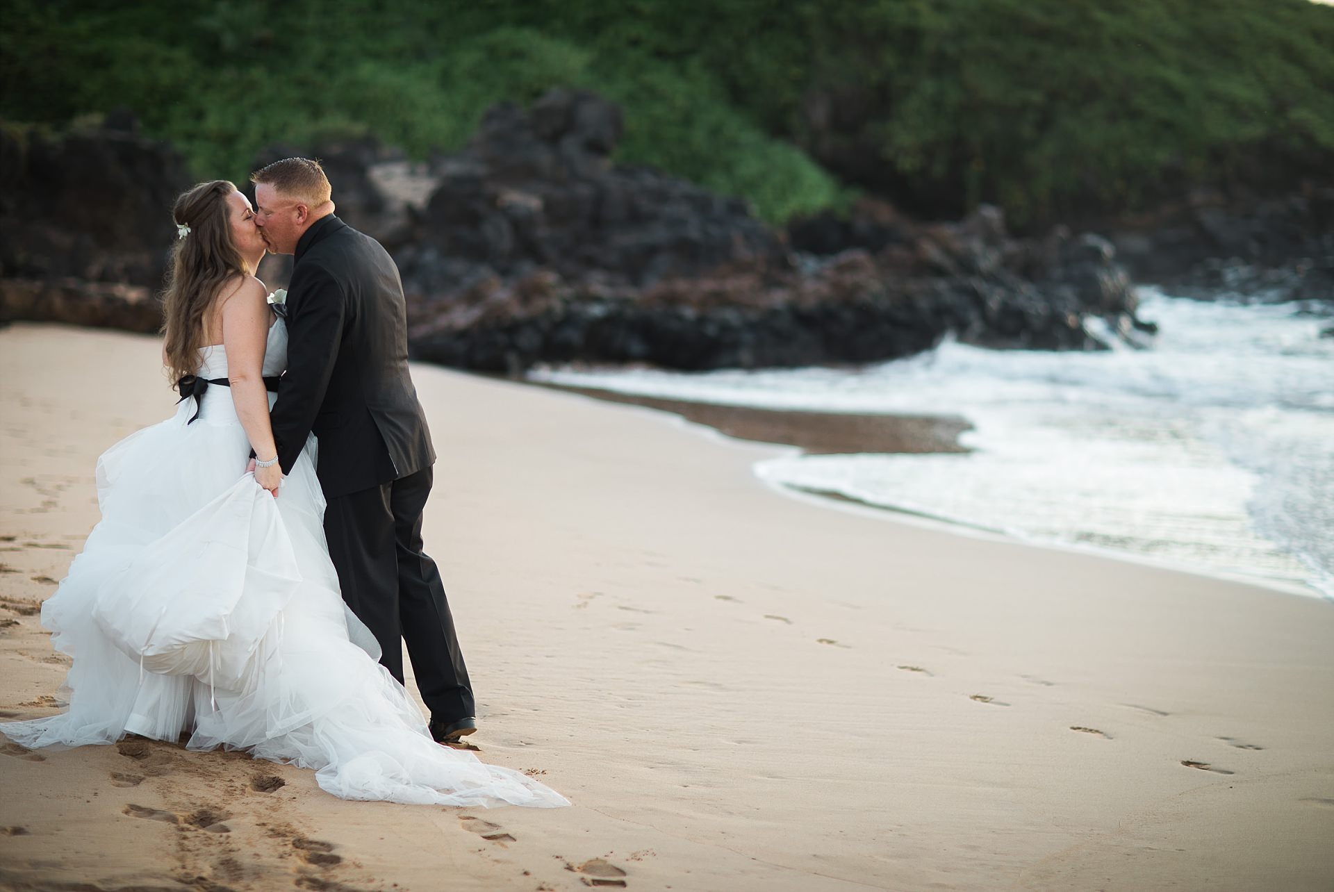 Four Seasons Resort Beach Wedding Portraits