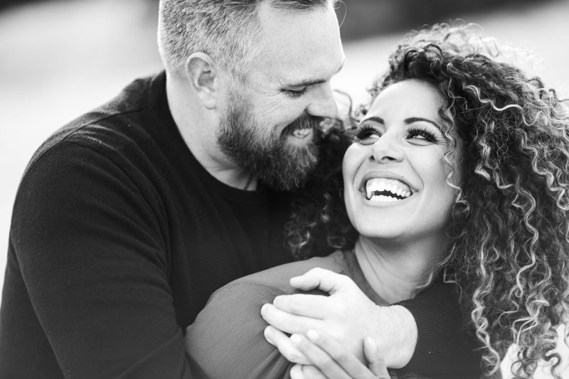 Gerusa & Eric Candid Engagement Photo Salt Lake City