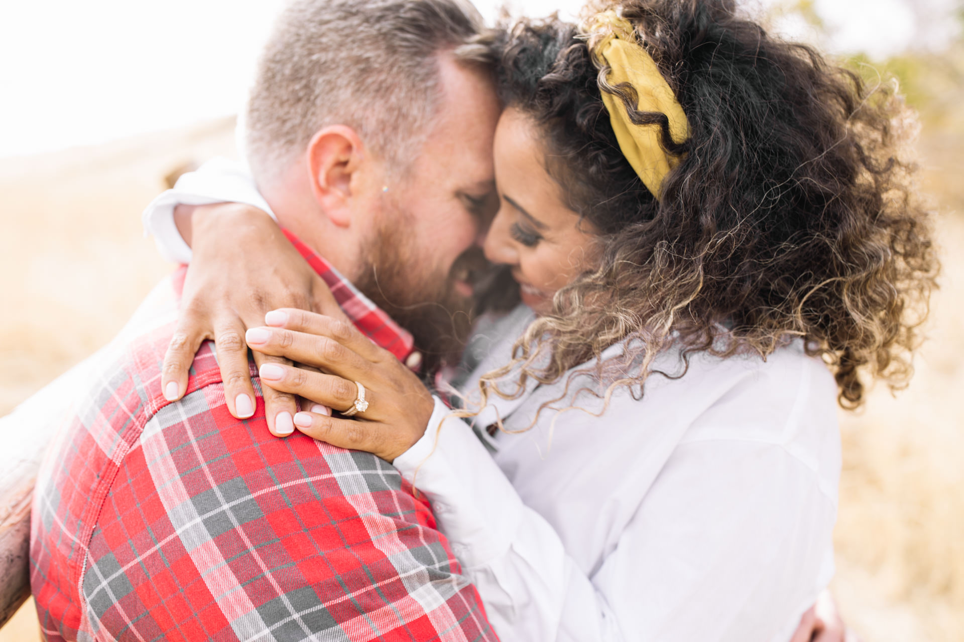 Gerusa & Eric Candid Engagement Photo Salt Lake City