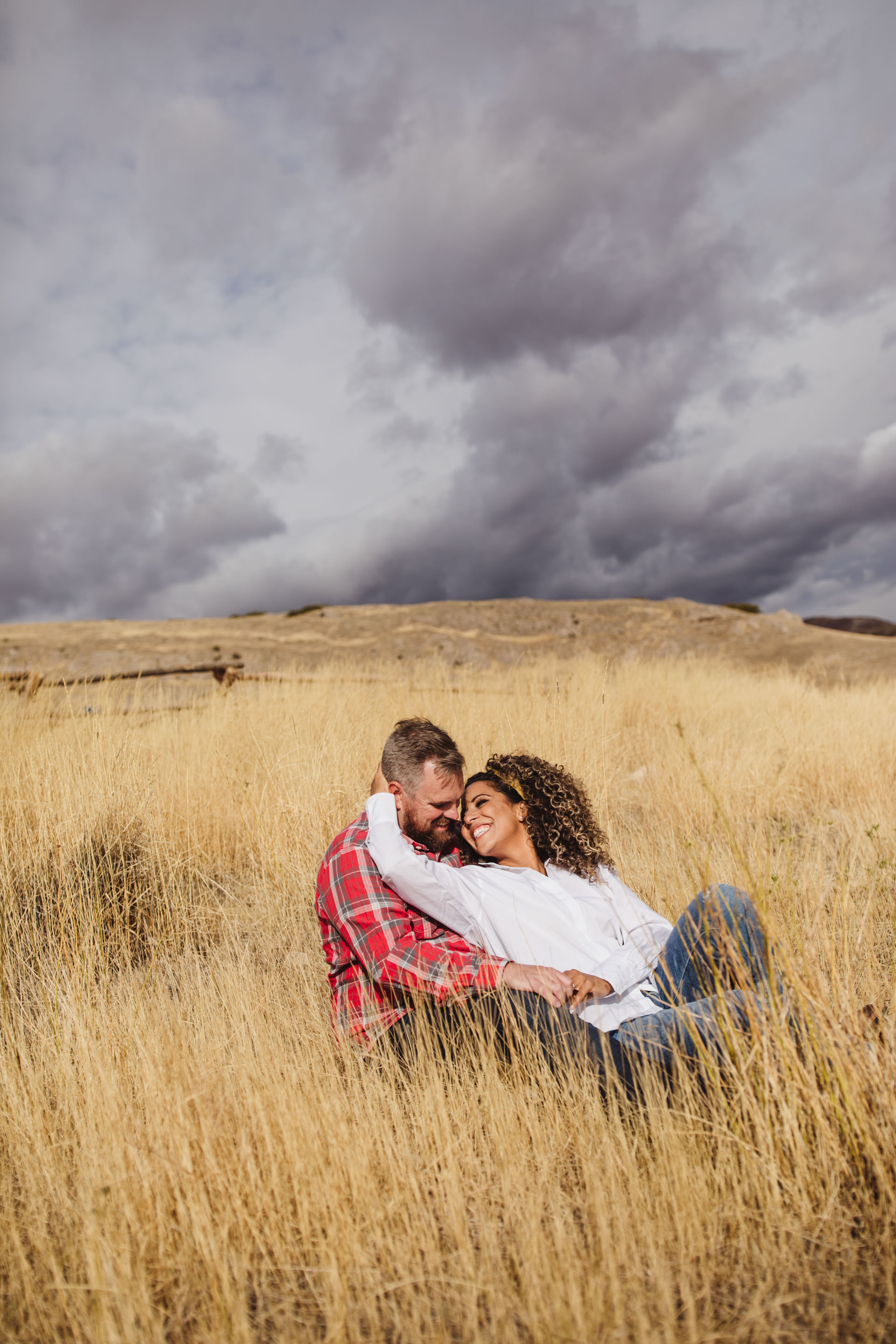 Gerusa & Eric Engagement Photo Kiss Utah