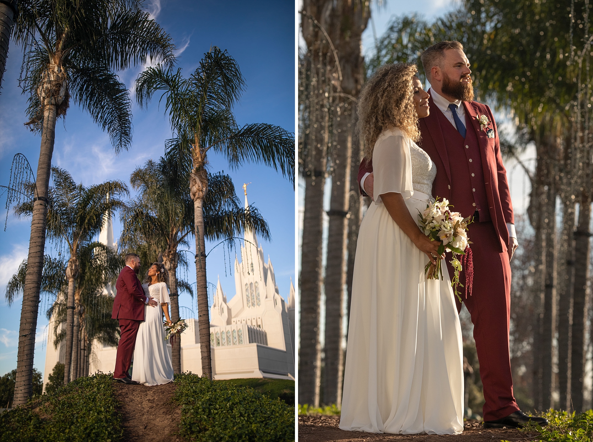 Gerusa Eric La Jolla San Diego Temple Wedding by Faces Photography