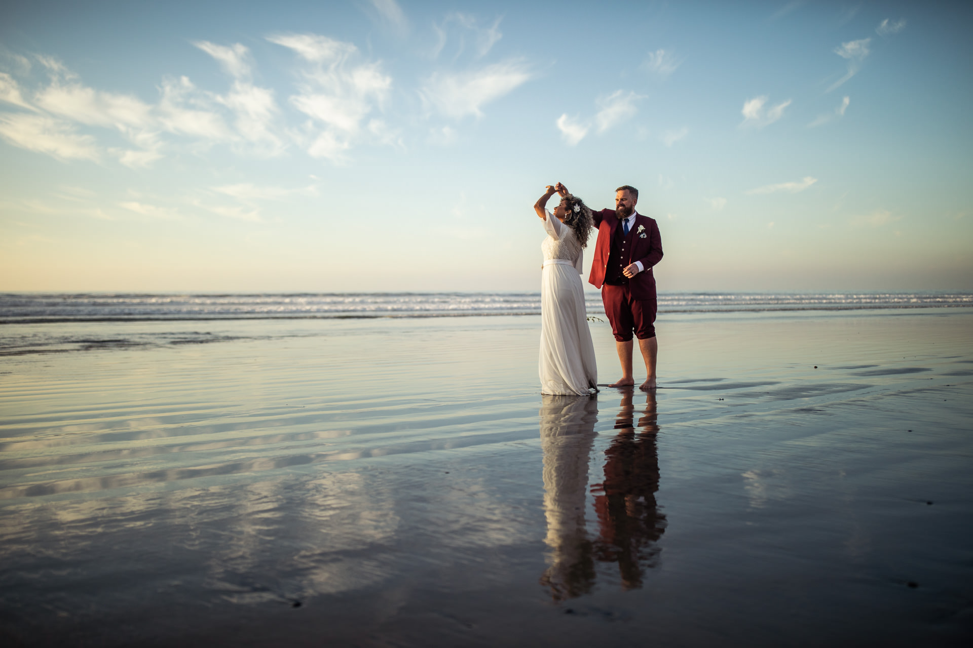 Gerusa and Eric La Jolla Beach Wedding Faces Photography
