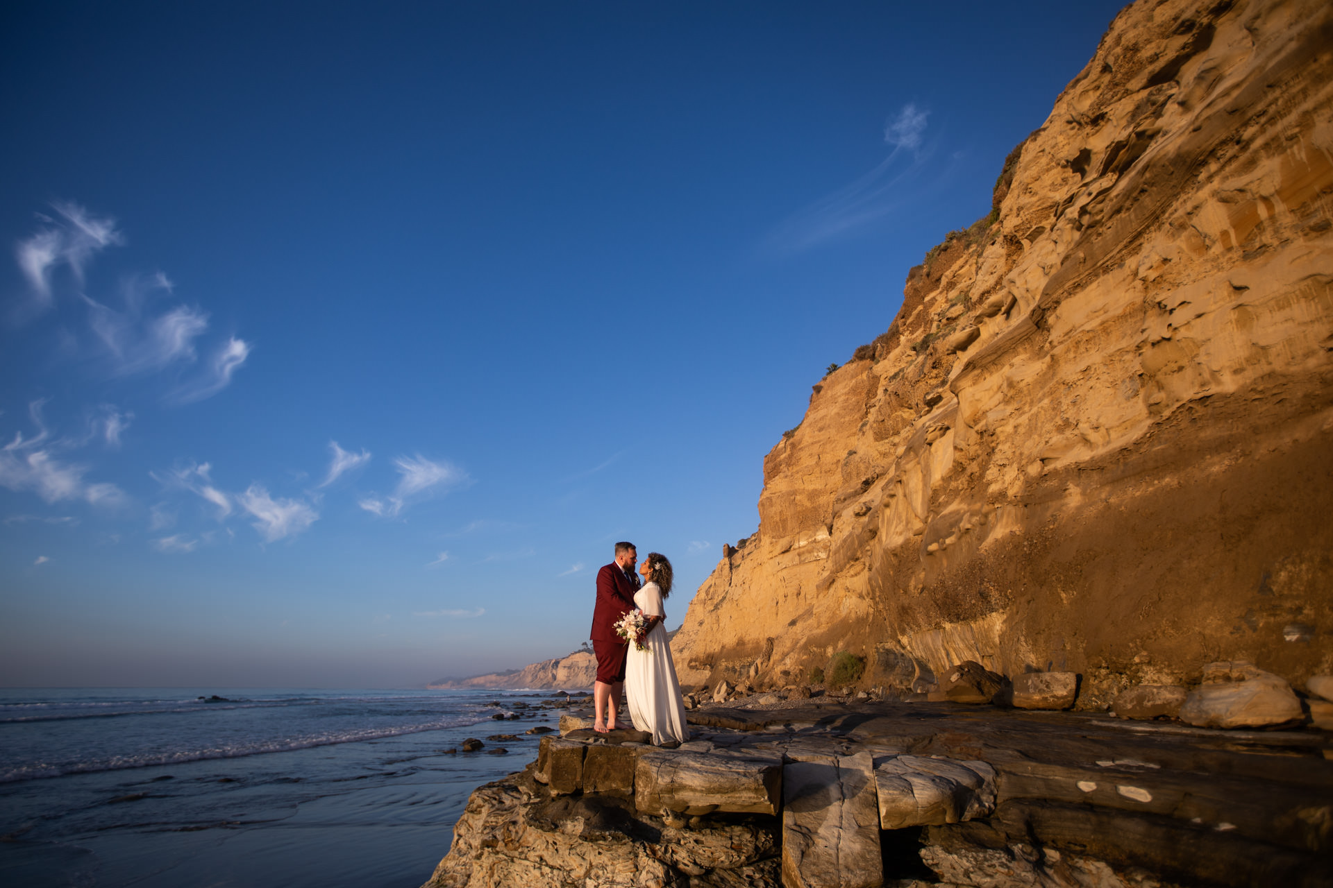 Gerusa and Eric La Jolla Beach Wedding Faces Photography