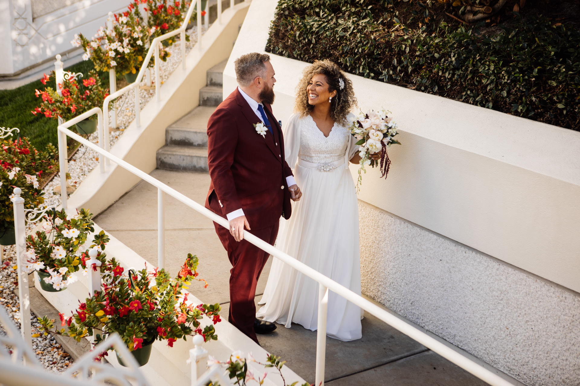 Gerusa Eric La Jolla San Diego Temple Wedding by Faces Photography