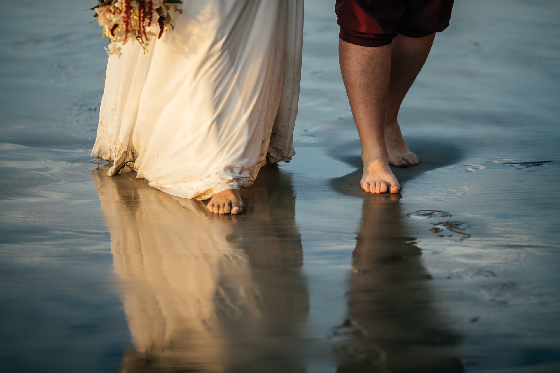 Gerusa Eric La Jolla San Diego Beach Wedding Sunset by Faces Photography