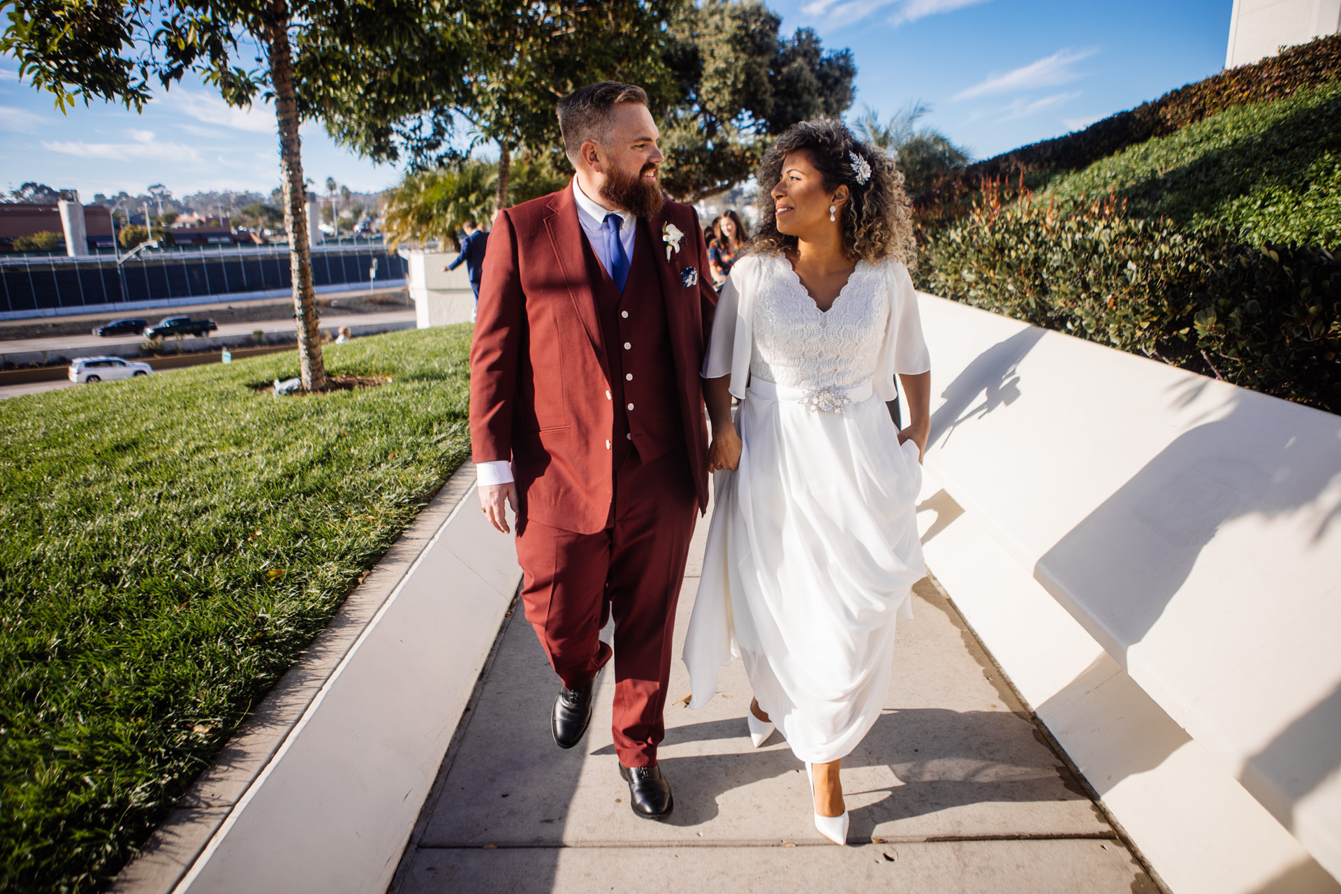 Gerusa Eric La Jolla San Diego Temple Wedding by Faces Photography