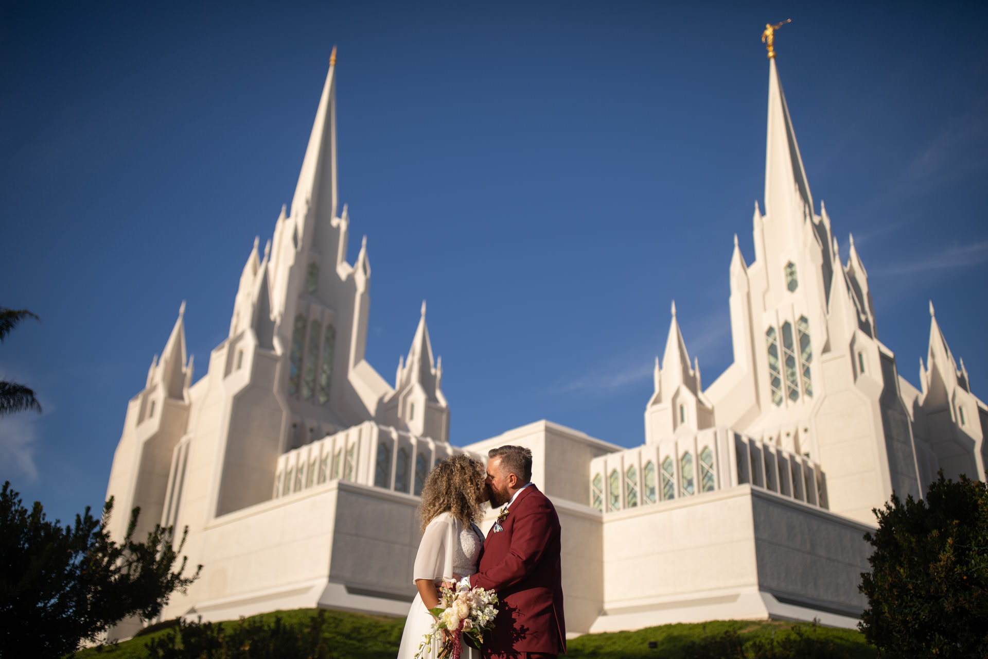 Gerusa Eric La Jolla San Diego Temple Wedding by Faces Photography