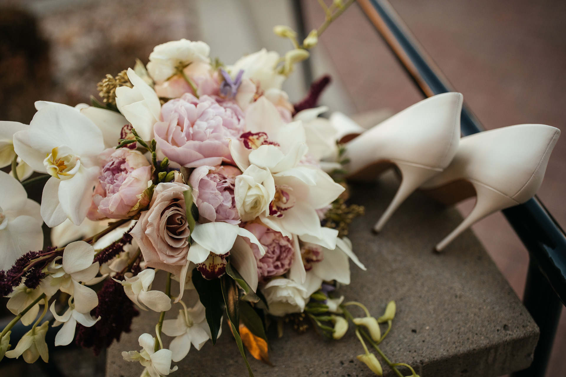 Gerusa Eric The Falls Reception Center bouquet