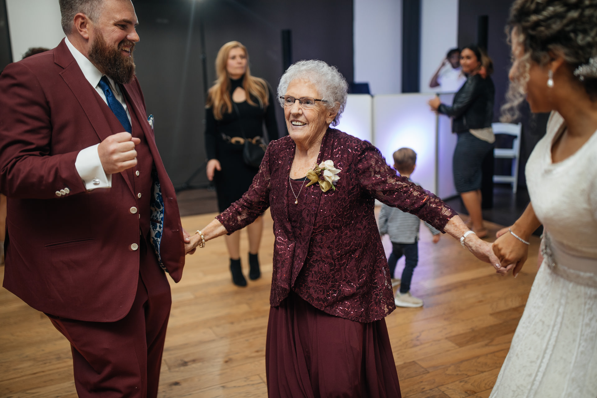 Gerusa Eric The Falls Reception Center grandma Dancing