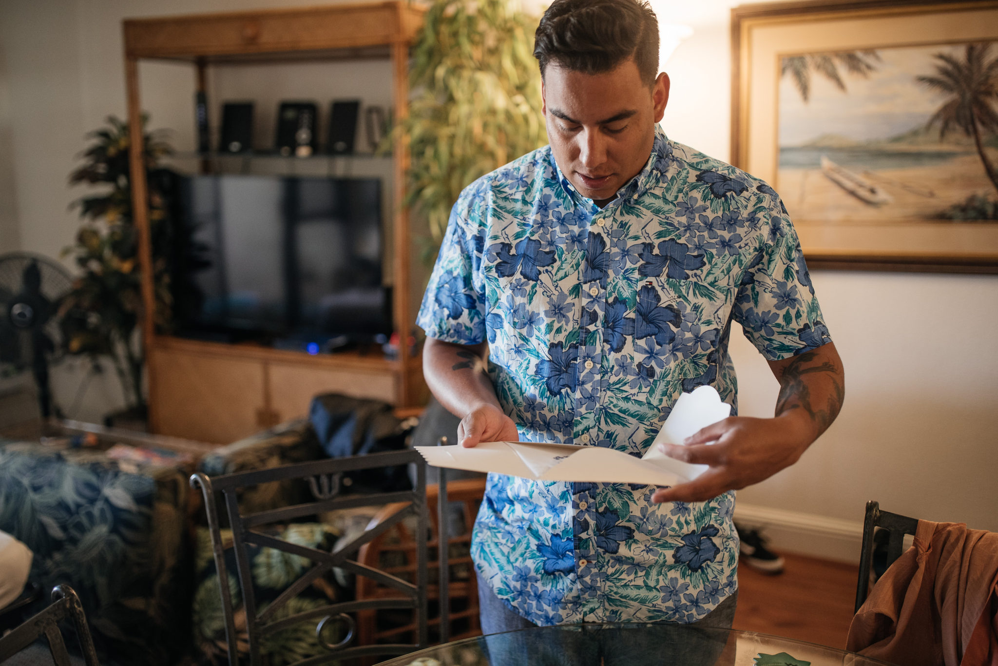 Groom Getting Ready Maui Hawaii Wedding