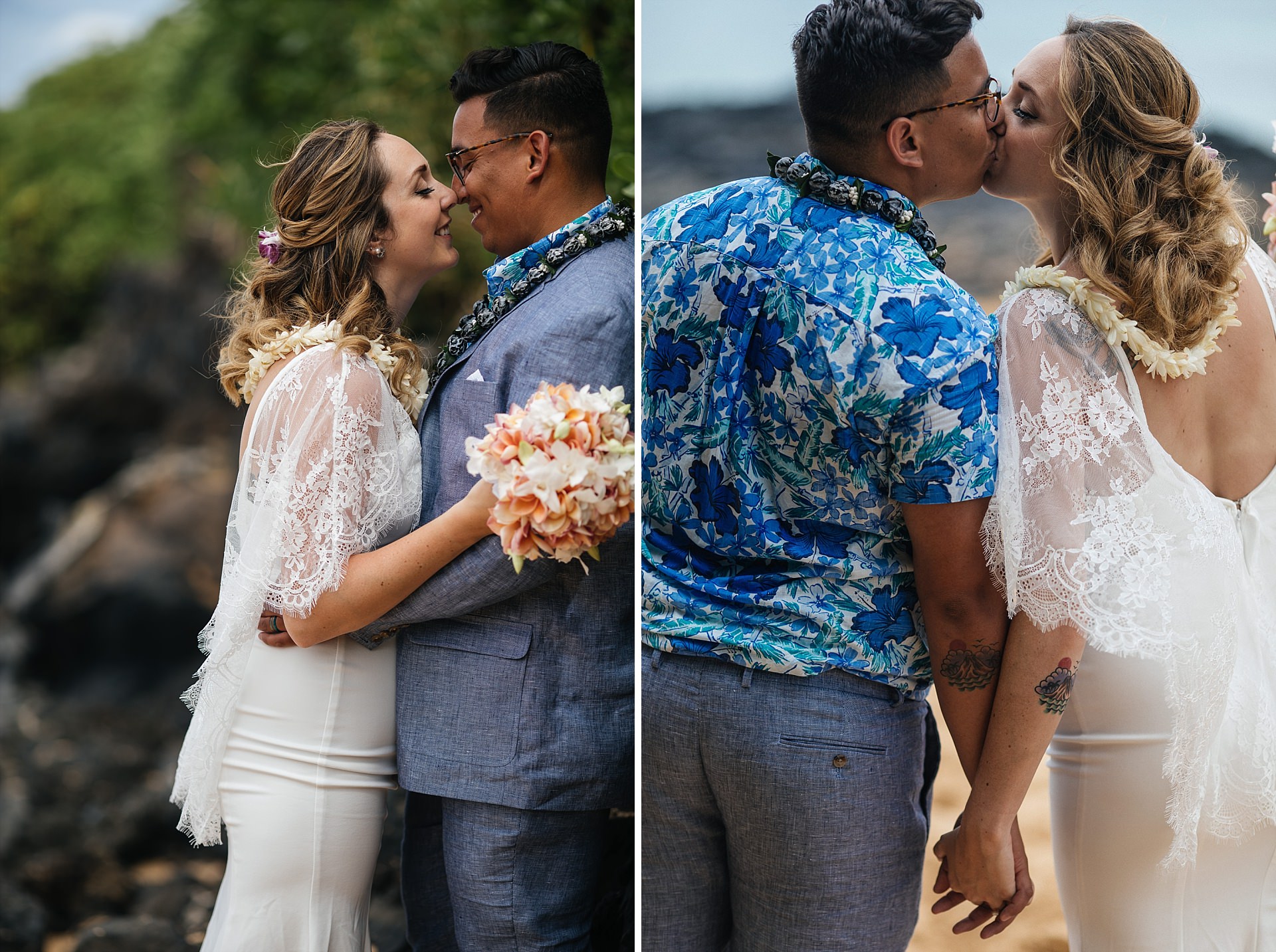 Makena Secret Cove Beach Maui Hawaii Wedding