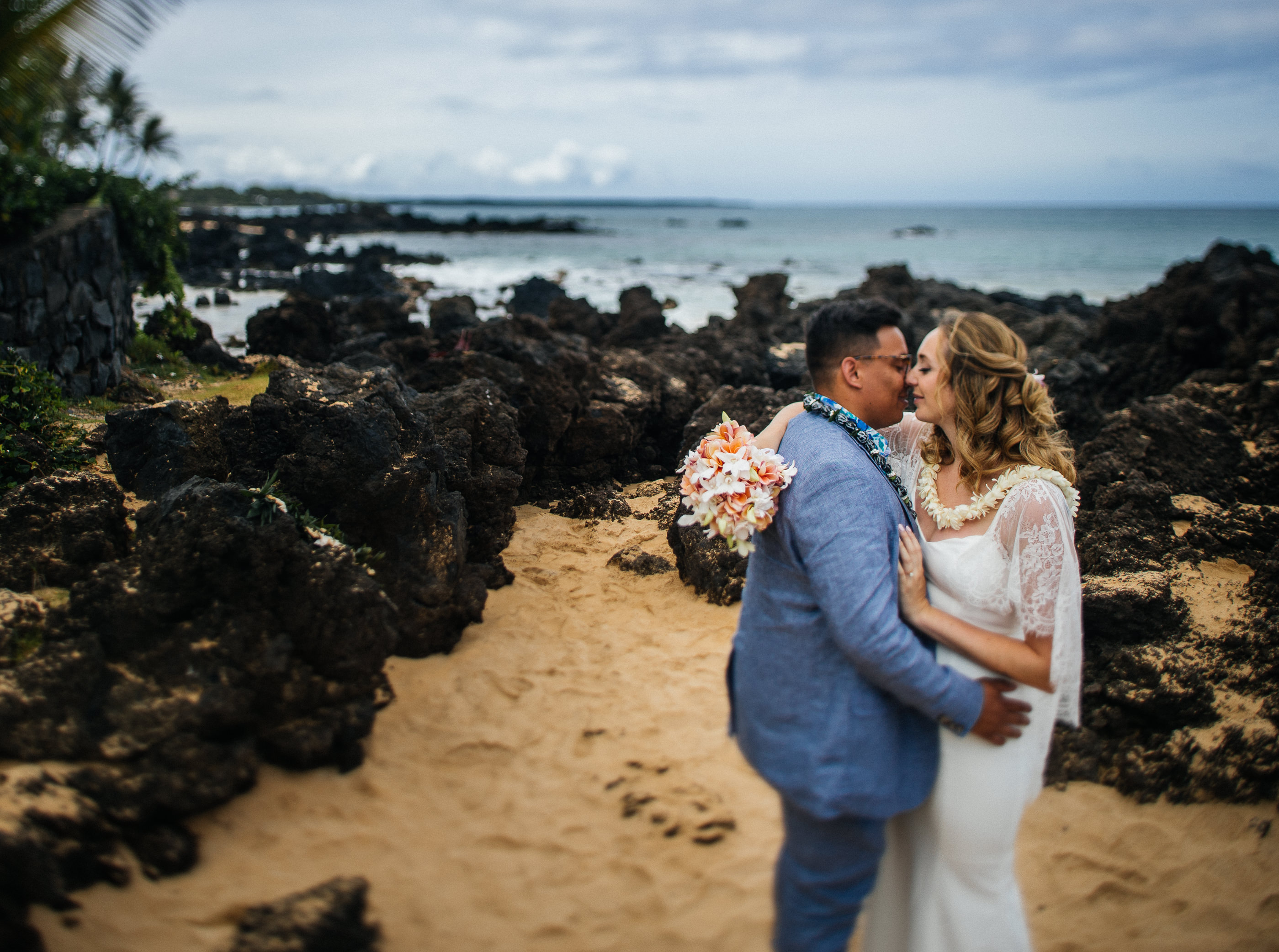 Maui Beach Wedding Hoalipi Trail