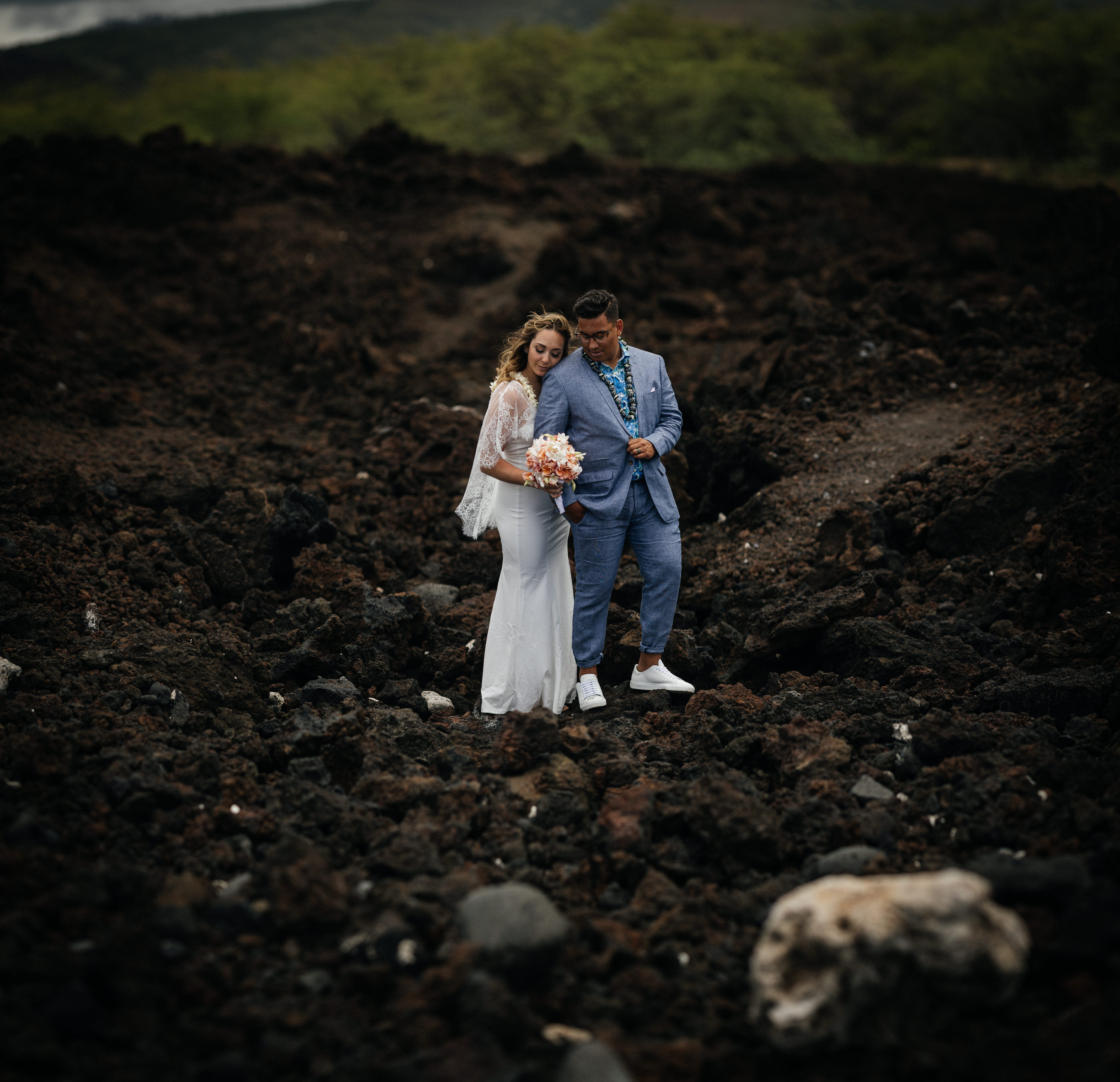 Hoalipi Trail Hawaii Wedding