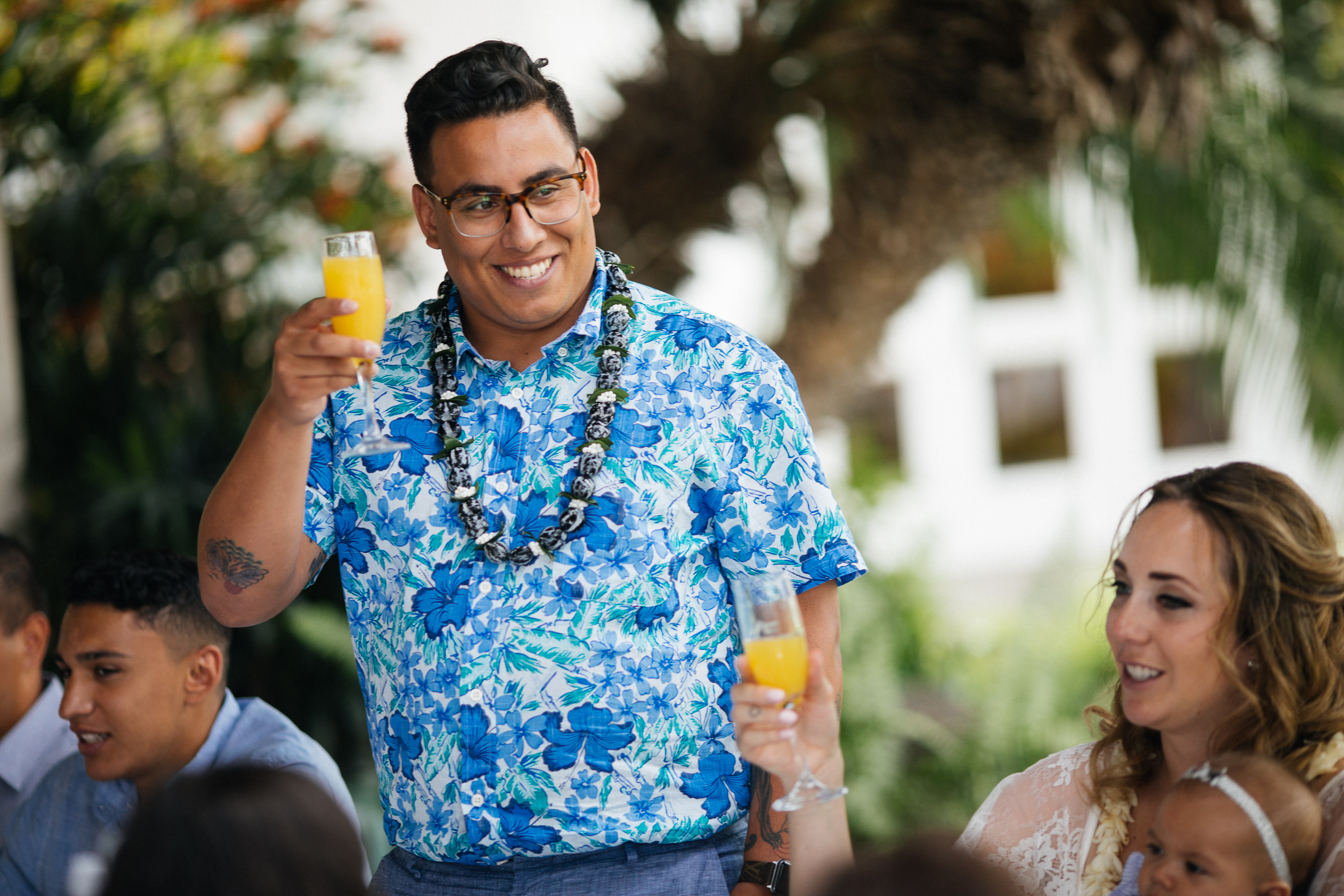 Groom Toast Maui Hawaii