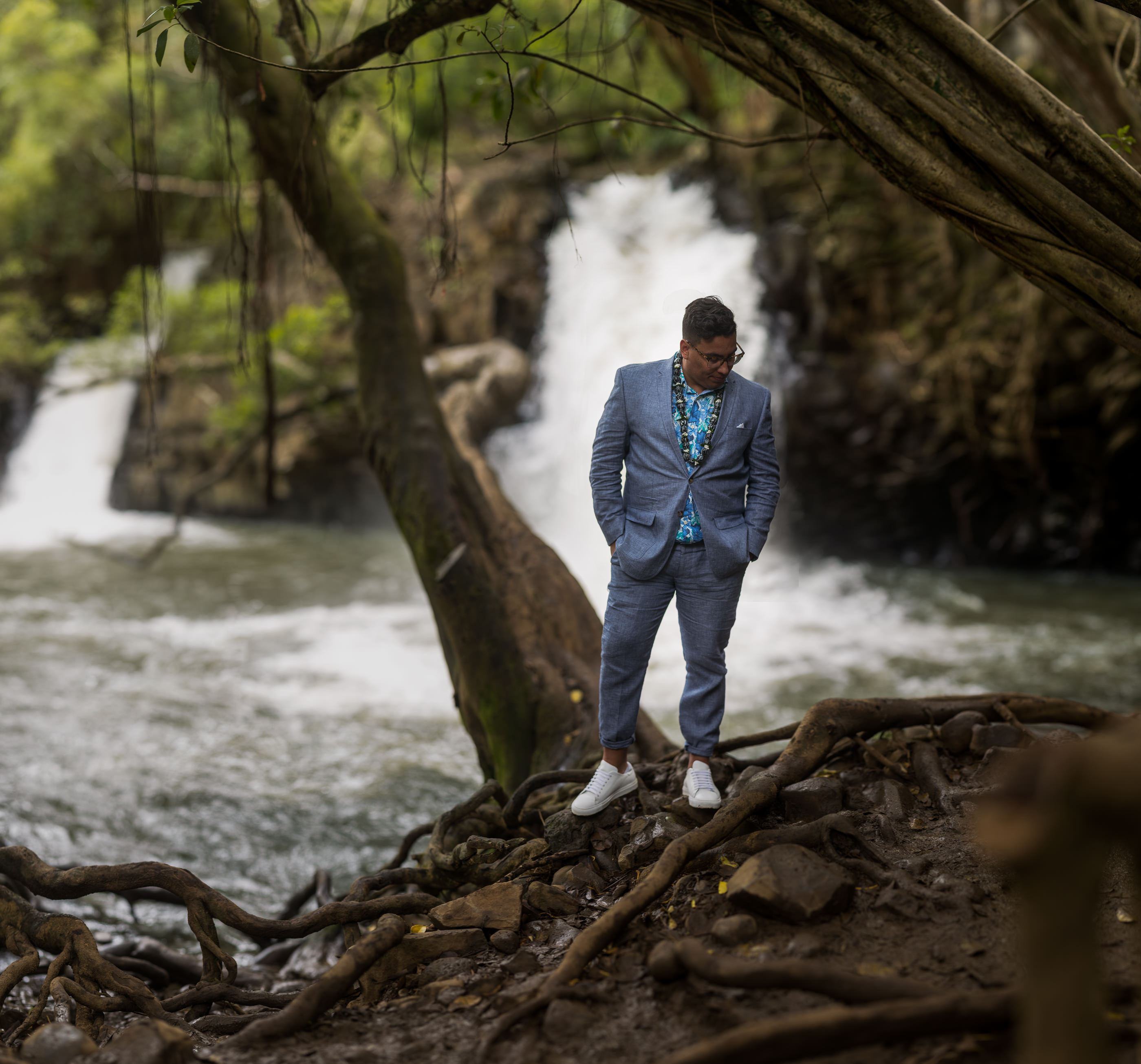 Twin Falls Maui Waterfall Wedding