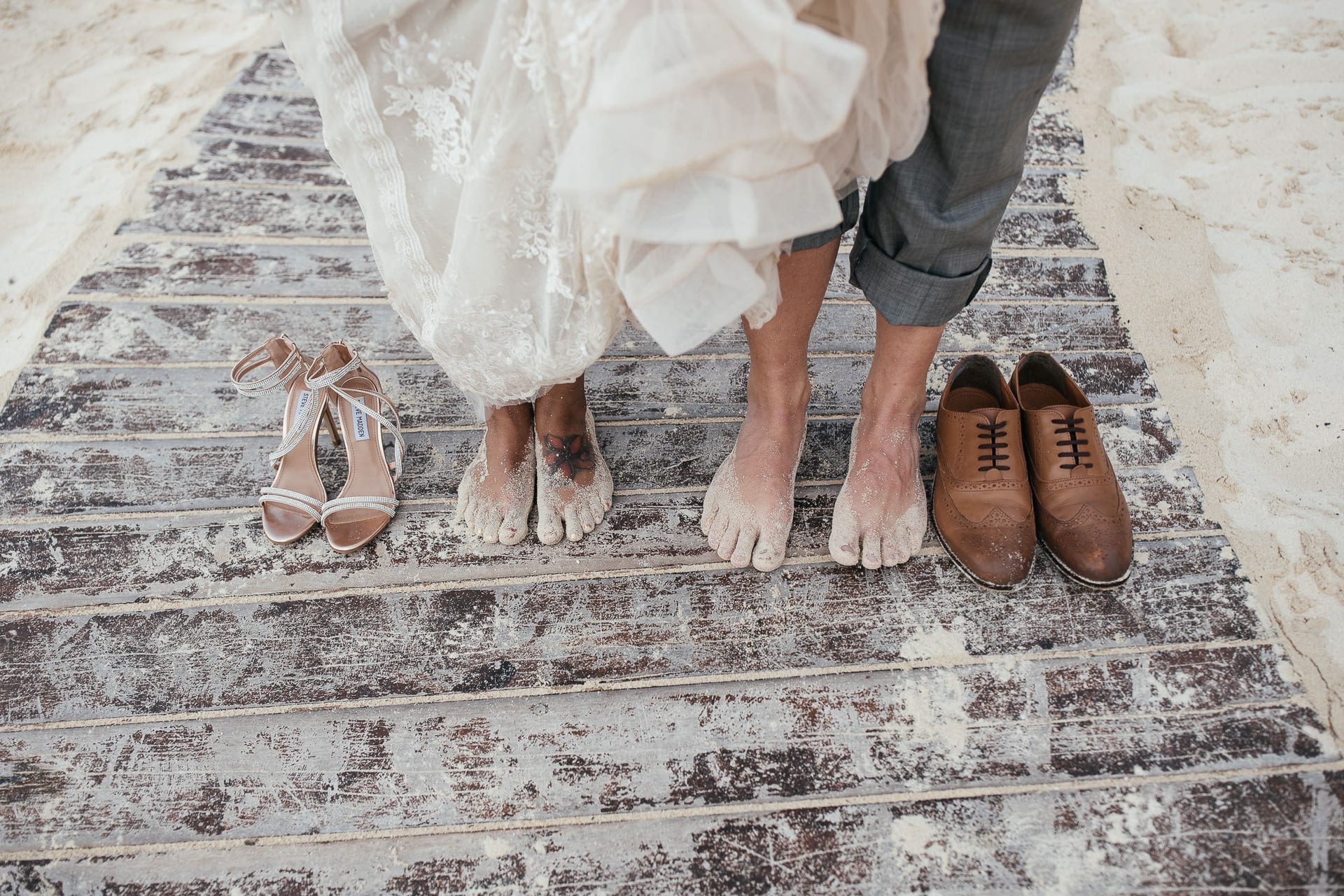 Mexico Beach Wedding Portraits