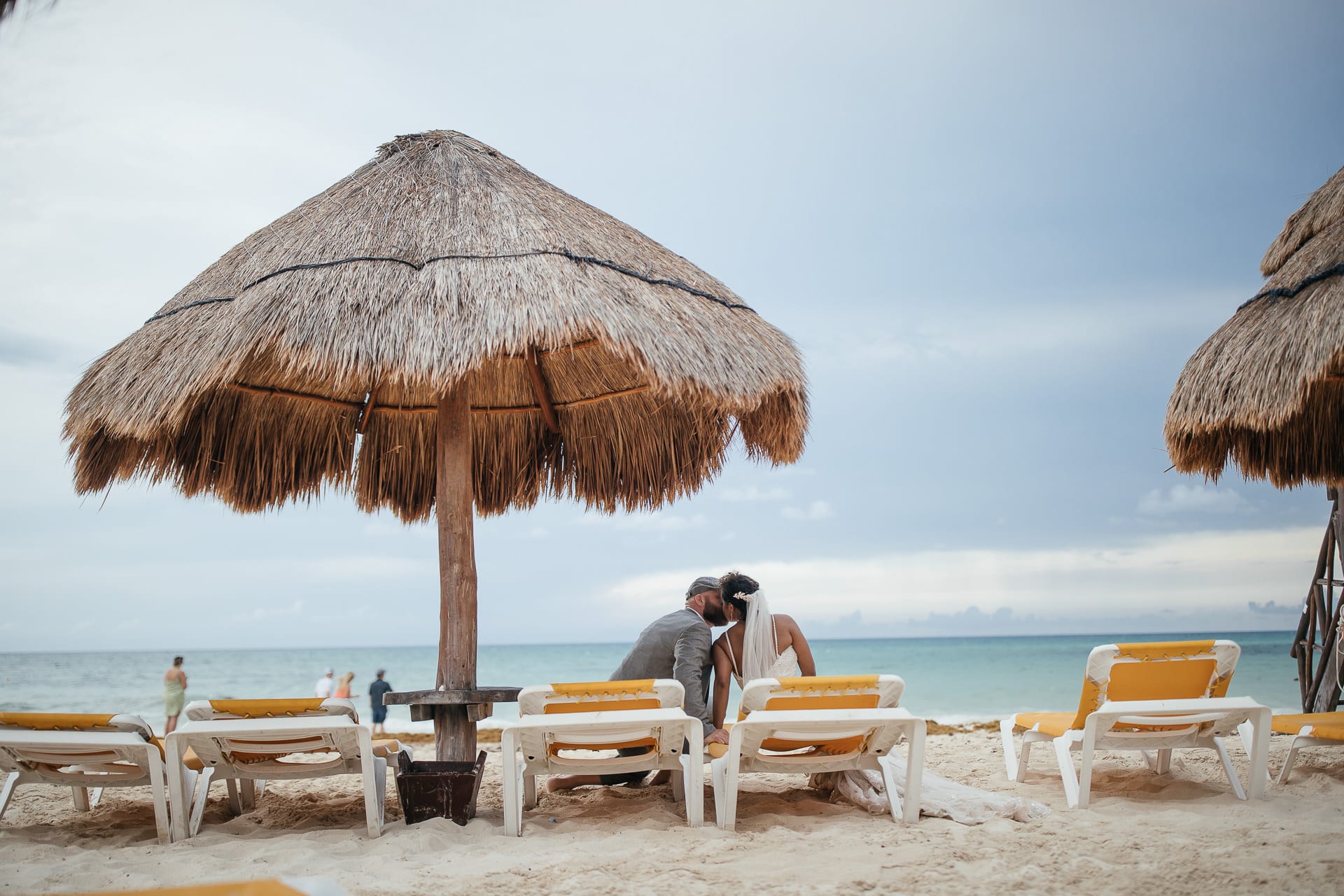 Mexico Beach Wedding Portraits