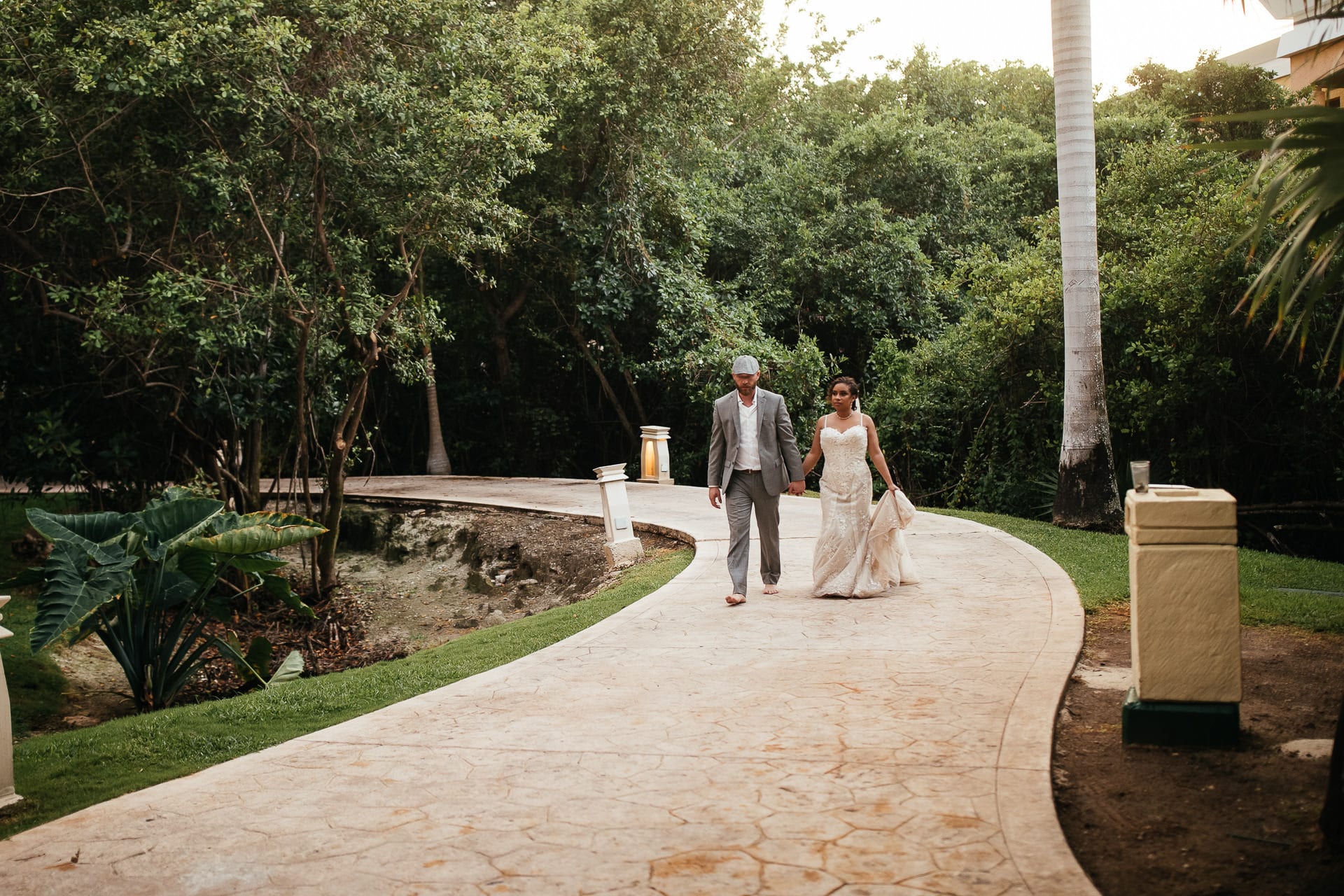 Cancun Mexico Wedding Portraits