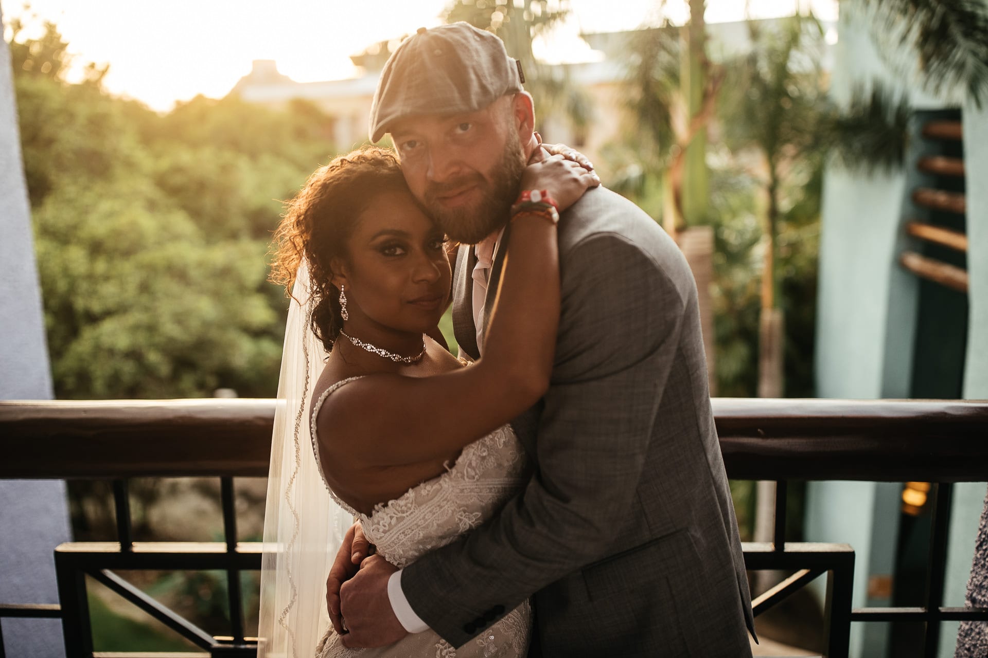 Cancun Mexico Wedding Portraits