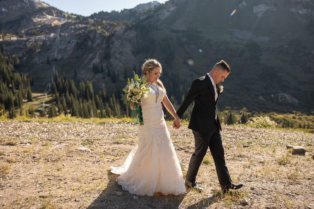 Couple Portraits in Albion Basin Utah