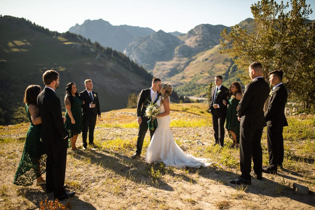 Albion Basin Wedding Photos Couple Portraits in Albion Basin Utah