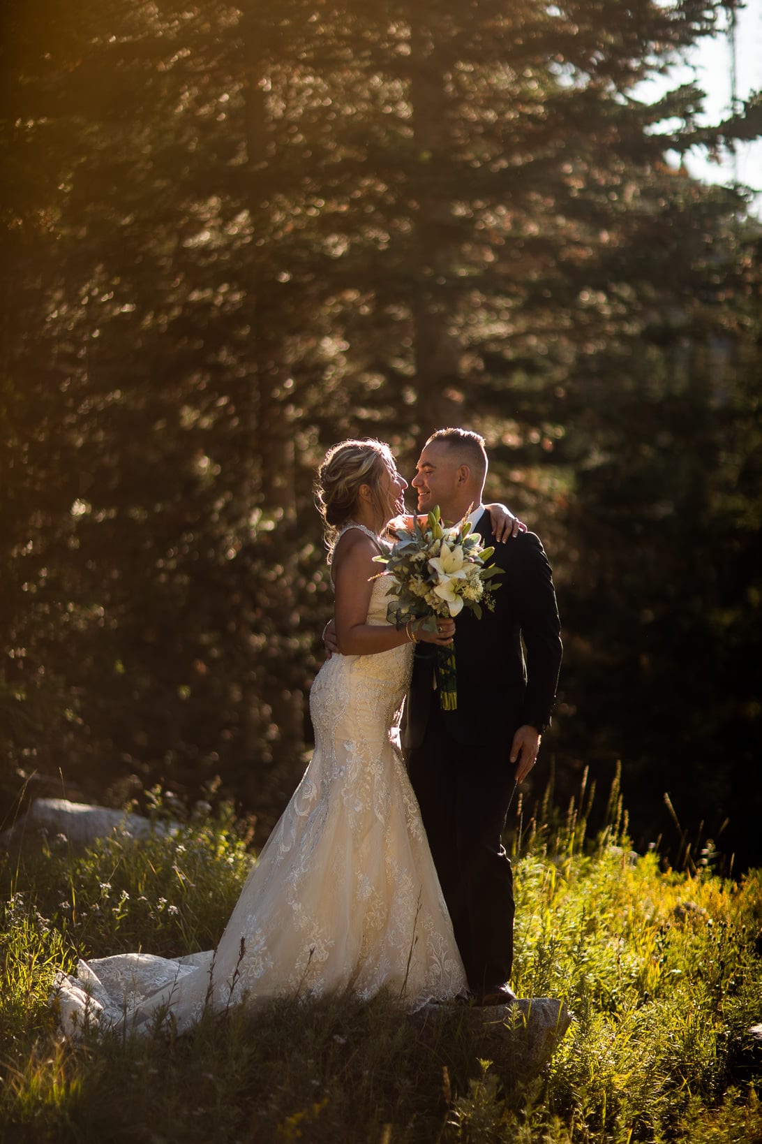 Couple Portraits in Albion Basin Utah