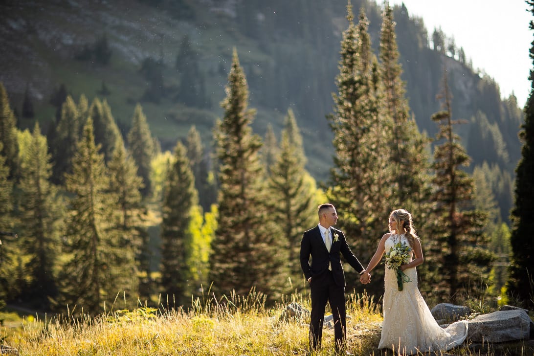 Couple Portraits in Albion Basin Utah