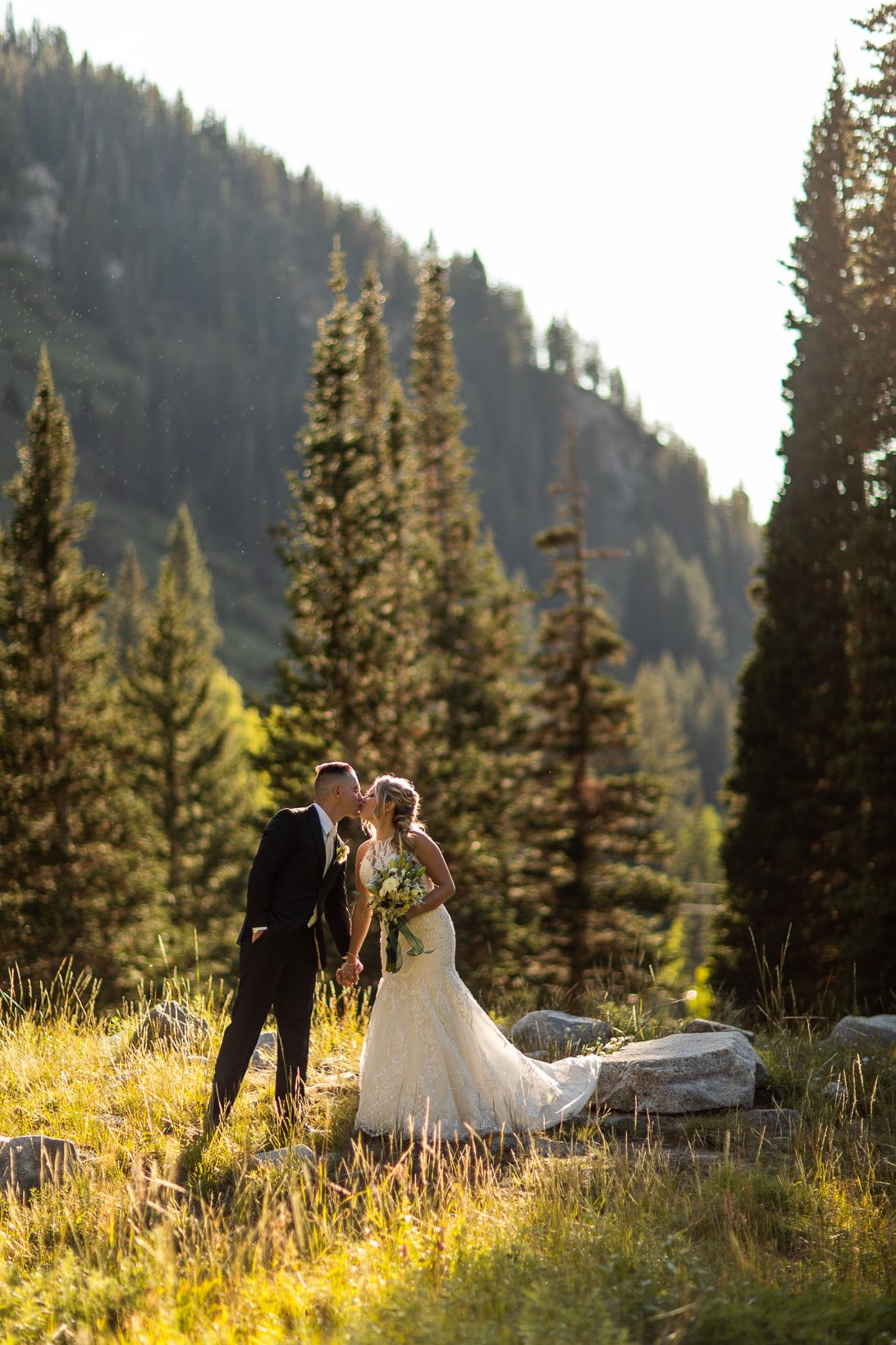 Couple Portraits in Albion Basin Utah