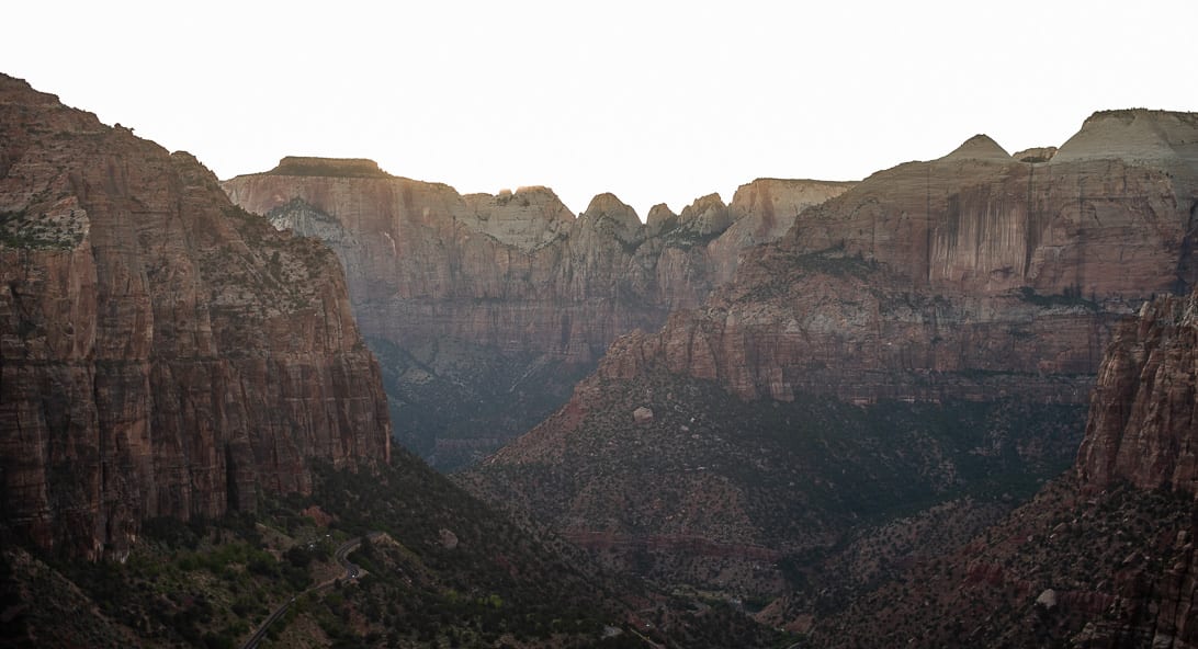 Canyon Overlook at Zion National Park