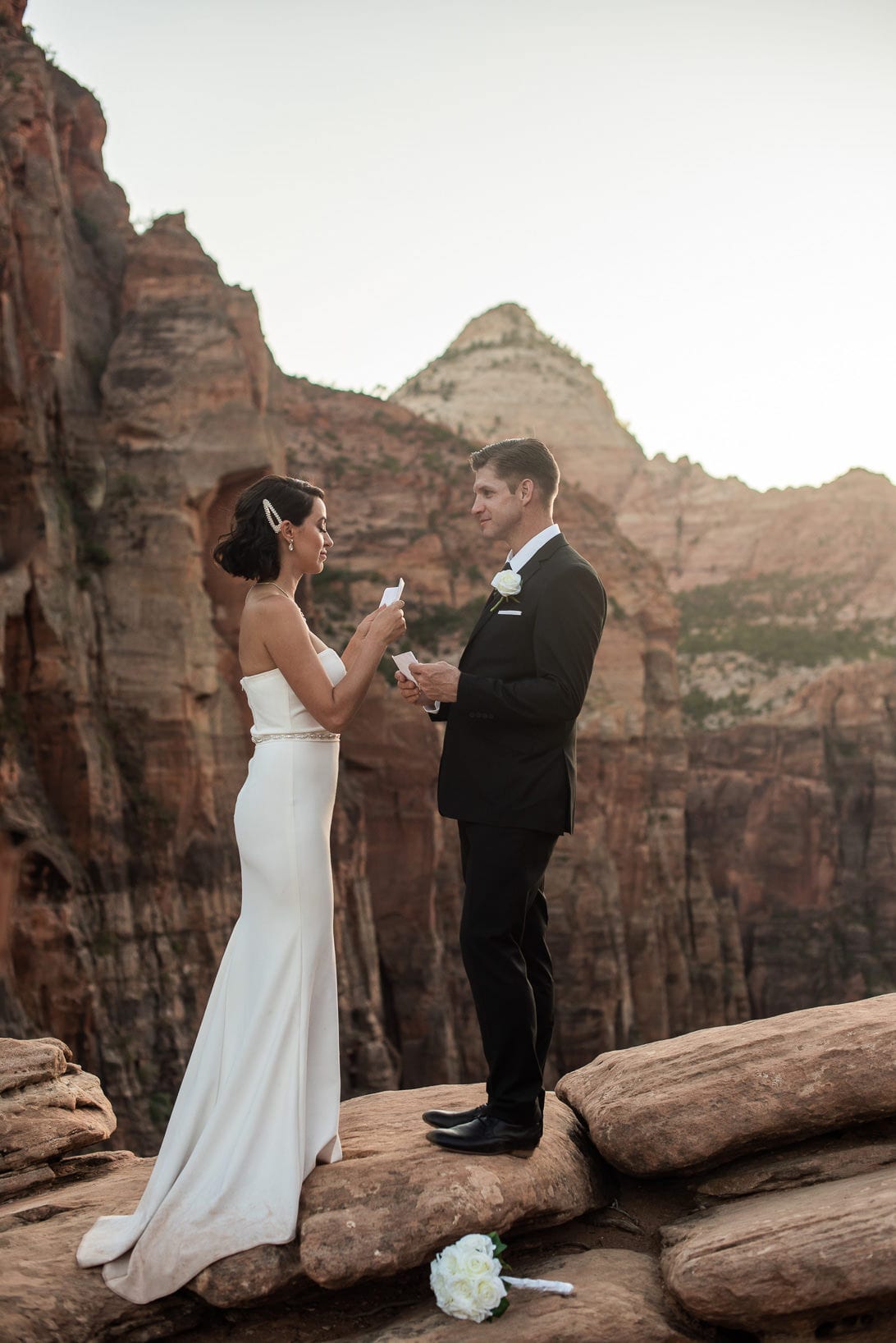 Exchanging Vows Zion National Park