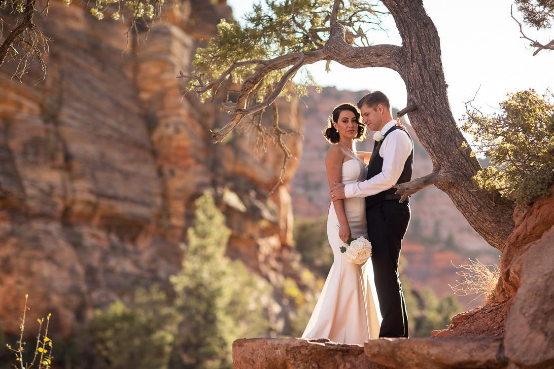 Wedding Portraits In Zion National Park