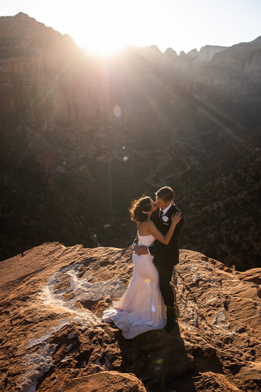 Couple Portraits at Canyon Overlook